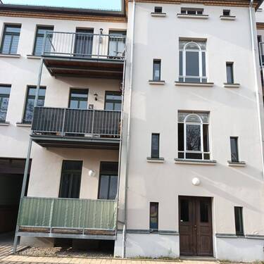 Hausansicht Hof - 2 Zimmer Etagenwohnung in Leipzig