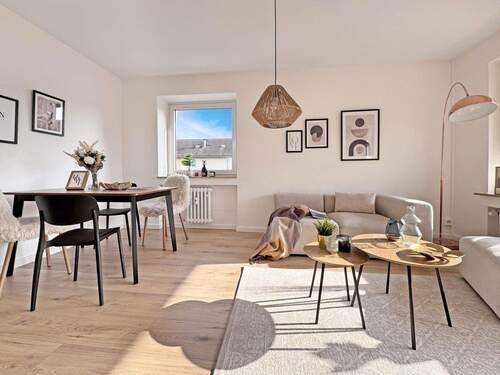 Wohnzimmer - 2 Zimmer Etagenwohnung in Wiesbaden