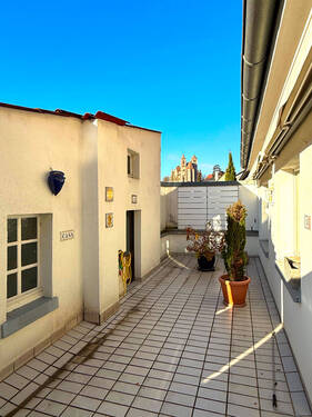 Balkon_Muensterblick.jpg - 3 Zimmer Etagenwohnung zur Miete in Breisach am Rhein