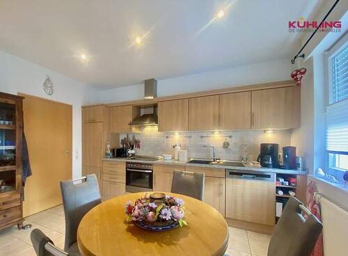 Essbereich mit EBK - Etagenwohnung mit 83,00 m&sup2; in Vechta zur Miete