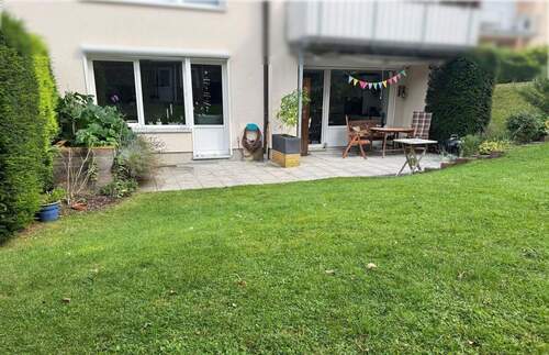 Blick auf die Terrasse - 