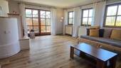 Wohnzimmer mit Zugang Terrasse - 