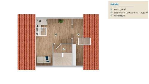 Dachgeschoss - 