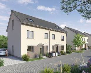 **IM BAU**Doppelhaushälfte mit Luft-Wasser-Wärmepumpe, vollunterkellert, 2 Stellplätze & mehr! - Flörsheim Wicker