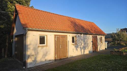 Garage/Schuppen - Einfamilienhaus mit 104,00 m&sup2; in Mügeln zum Kaufen