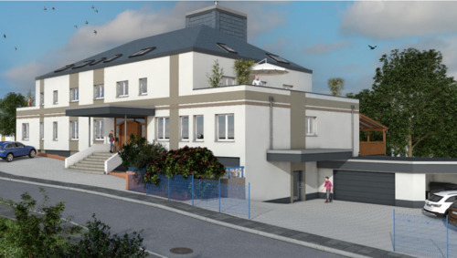 Hausansicht Eckweilerstraße - Top-Gelegenheit! Wunderschöne Erdgeschoßwohnung in zentraler Lage von Bad Sobernheim zu verkaufen!