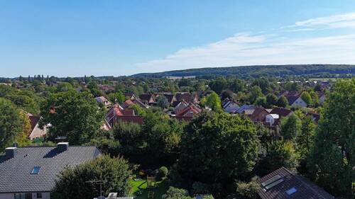 Blick über Havixbeck in die Baumberge - 