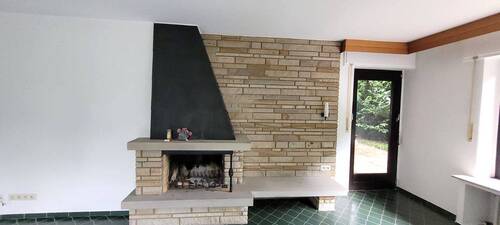 EG Kamin im Wohnzimmer - 
