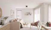 Lichtdurchfluteter Wohnbereich dank bodentiefer Fe - 