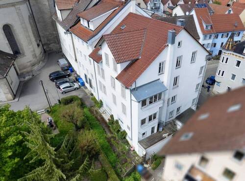Rückansicht - 1 Zimmer Mehrfamilienhaus, Wohnhaus in Hechingen