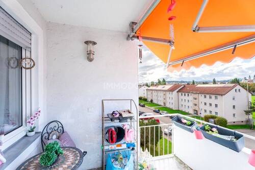 Balkon - 3 Zimmer Etagenwohnung zum Kaufen in Kempten
