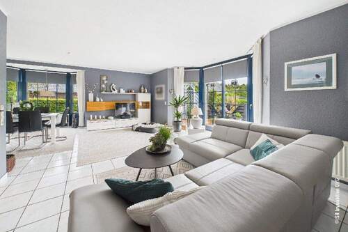 Wohnzimmer - Einfamilienhaus mit 98,10 m² in Deinste zum Kaufen