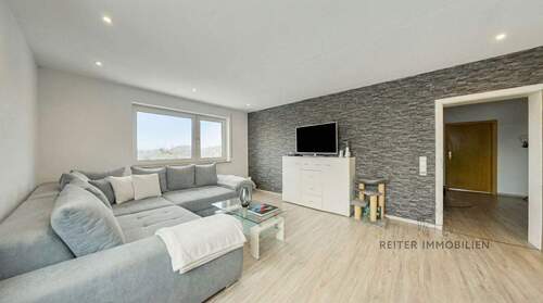 EG_Wohnzimmer - 8 Zimmer Mehrfamilienhaus, Wohnhaus in Hünfeld-Nüst