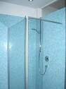 Dusche mit Glaswand - 