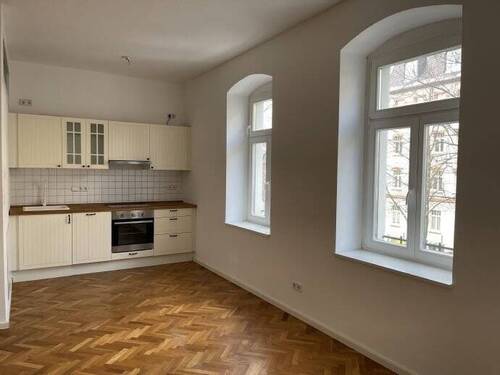 Ansicht Küche - Etagenwohnung mit 55,00 m&sup2; in Chemnitz zur Miete