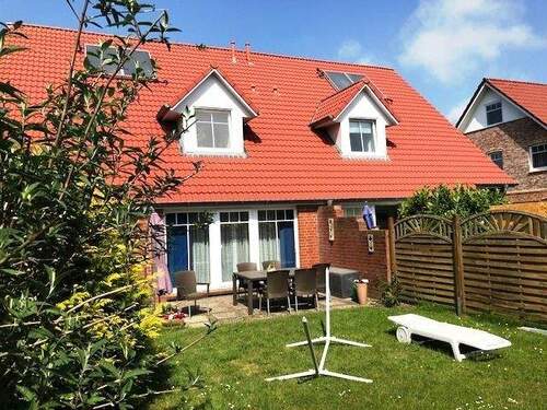 Gartenansicht linke DHH - 8 Zimmer Mehrfamilienhaus, Wohnhaus zum Kaufen in Niebüll