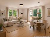 Visualisierung Wohnzimmer - 2 Zimmer Etagenwohnung zum Kaufen in Bad Wiessee