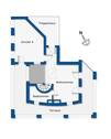 Grundrissskizze Etage 5. Obergeschoss - 