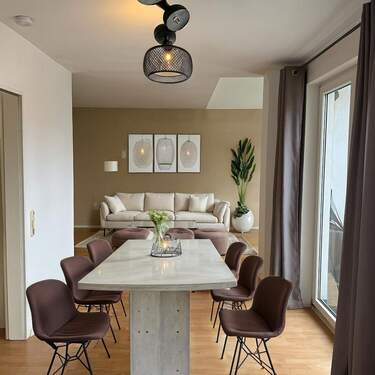 Visualisierung - Zwei-Zimmer-Dachgeschosswohnung mit Weitblick und Westbalkon