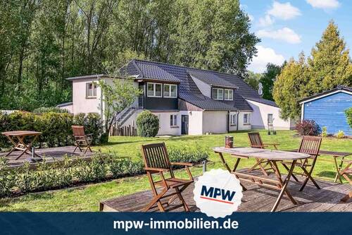 Terrassenansicht - Der Weißen Wiek so nah! Pension in Tarnewitz
