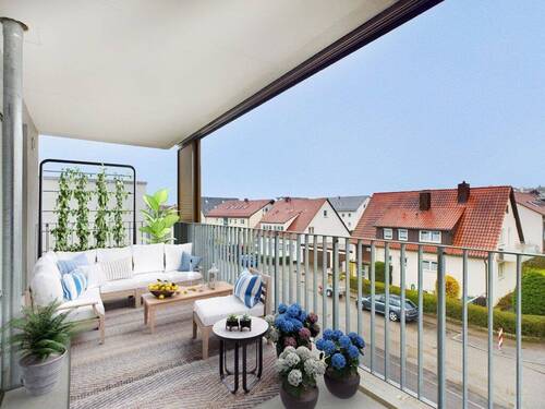 Balkon - Etagenwohnung mit 90,00 m² in Asperg zur Miete