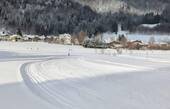 Ort Sachrang mit Langlaufloipe - 