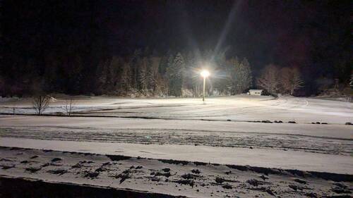 Skiloipe nachtbeleuchtet - 