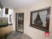 Balkon Blick in Richtung Wohn-Esszimmer - 