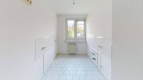Küche Vergleichswohnung - Bezugsfertige 2-Raum-Wohnung mit Balkon