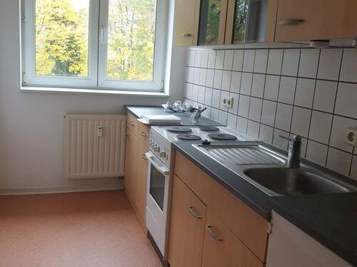 Kochen.jpg - Mit Einbauküche und WG geeignet: 2-Raum-Wohnung im Grünen!