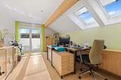 Arbeitszimmer mit Balkon - 