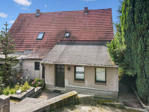 Außenansicht DHH b - 4 Zimmer Doppelhaushälfte in Sebnitz