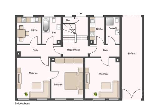EG (5) - Mehrfamilienhaus, Wohnhaus mit 937,00 m&sup2; in Leipzig zum Kaufen