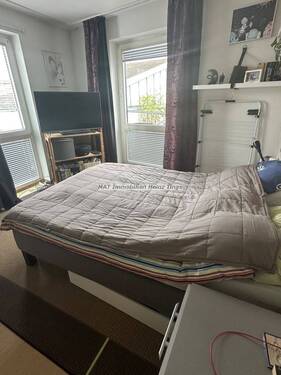 Ausschnitt Schlafzimmer - Etagenwohnung mit 64,00 m² in Aachen zur Miete
