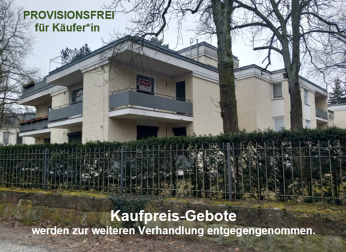 Gebäudeansicht - PROVISIONSFREI für Käufer*in: Ruhiglage Berlin-Zehlendorf nahe Mexikoplatz . 1.Etage . 2 Balkone