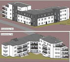 genehmigtes Objekt - Zentrales Baugrundstück in Müllrose - ideal für SeniorenwohnenPflege - ca. 1.350 m² WFL