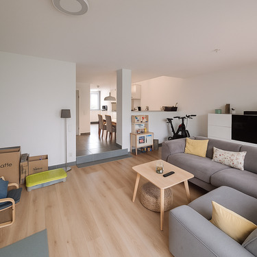 Wohnzimmer EG - 4 Zimmer Reihenmittelhaus zum Kaufen in Biblis