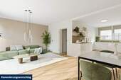 Renovierungsvorschlag Wohnbereich - 4 Zimmer Reihenmittelhaus in Langenfeld