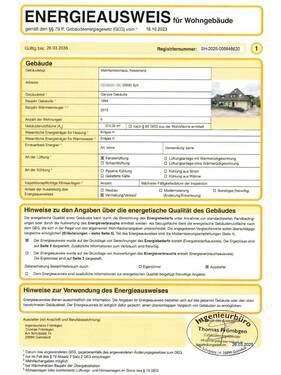 Energieausweis - 