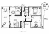 REMAX Immobilien DeLux Eigentumswohung Grundriss Whg. Saarlouis Mark Borowicz - 