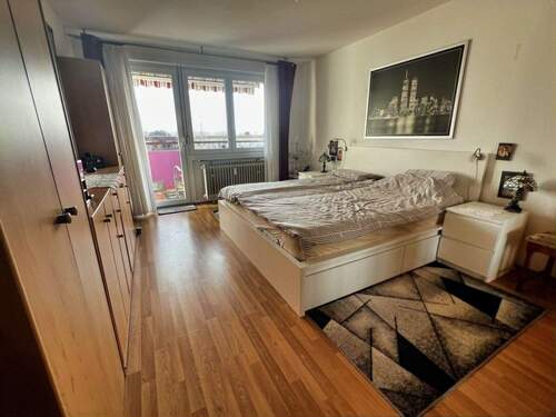 Schlafzimmer - Etagenwohnung mit 75,00 m&sup2; in Eggenstein-Leopoldshafen zum Kaufen