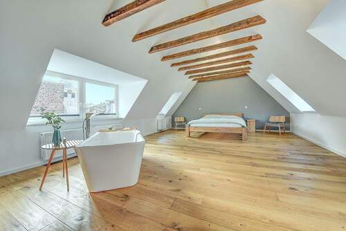 Schlafzimmer im Dachgeschoss - 