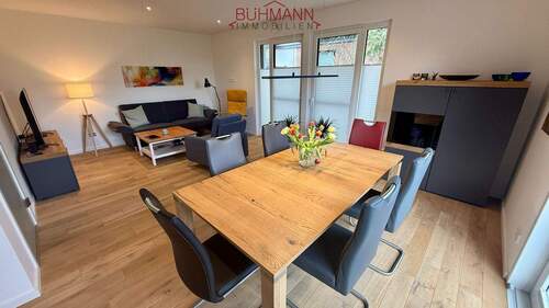 Wohn- und Esszimmer - 5 Zimmer Doppelhaushälfte in Wunstorf