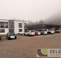 Modernes Wohn- u. Bürogebäude und Lagerhalle auf großem Gewerbegrundstück - Schiffweiler Landsweiler