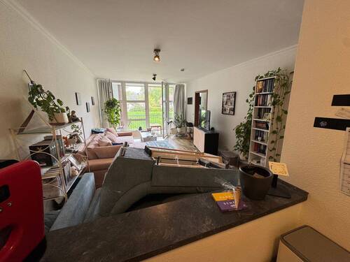 Wohnzimmer II - Etagenwohnung mit 55,30 m&sup2; in Achim zur Miete
