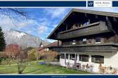 Bild 1 - Modernisierte Erdgeschoss & Souterrainwohnung mit Alpenpanorama & großem Gartenanteil