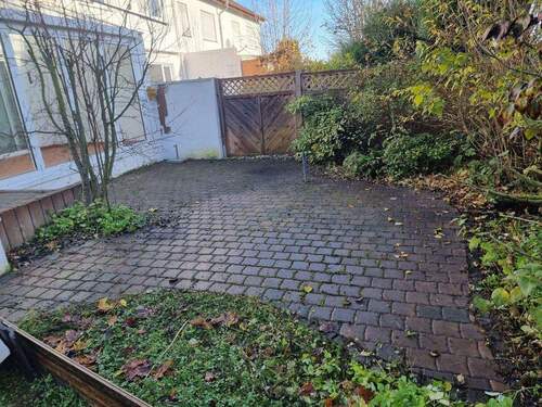 Garten Rückansicht - 5 Zimmer Reihenendhaus in Mainz