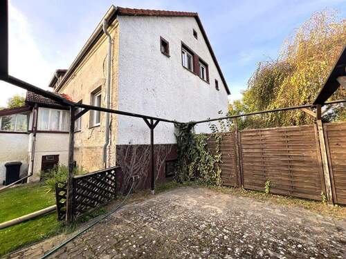 seitliche Ansicht des Hauses - 