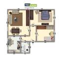 Grundriss - 3 Zimmer Etagenwohnung in Nordhausen