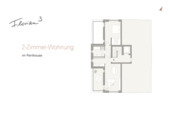 2-Zimmer-Penthaus - 
